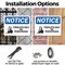 Signmission Forklifts Only No Pedestrians, 10 in W x Rectangle, Plastic OS-2PACK-NS-P-710-L-12894 - alternate 8